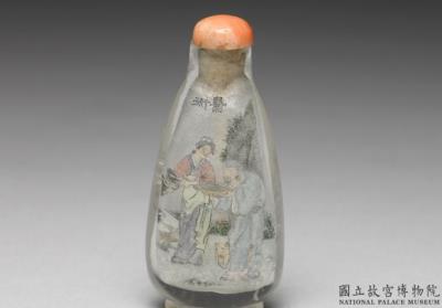 图片[2]-Glass inside-painted snuff bottle with an “impatiens” and figural scene, Ye Zhongshan, 1903, Qing dynasty-China Archive